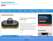Tablet Screenshot of masqueapple.com
